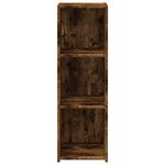 vidaXL Buffet chêne fumé 30x41x93 cm bois d'ingénierie