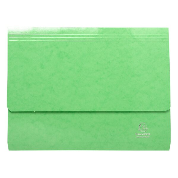 Chemise poche iderama 24 x 35 x 3 cm - fabriquée en france - vert anis