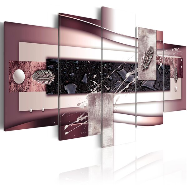 Tableau - burgundy harmony l x h en cm 100x50