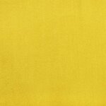 vidaXL Chaises à manger lot de 2 Jaune moutarde Velours