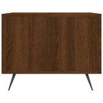 vidaXL Table basse Chêne marron 50x50x40 cm Bois d'ingénierie