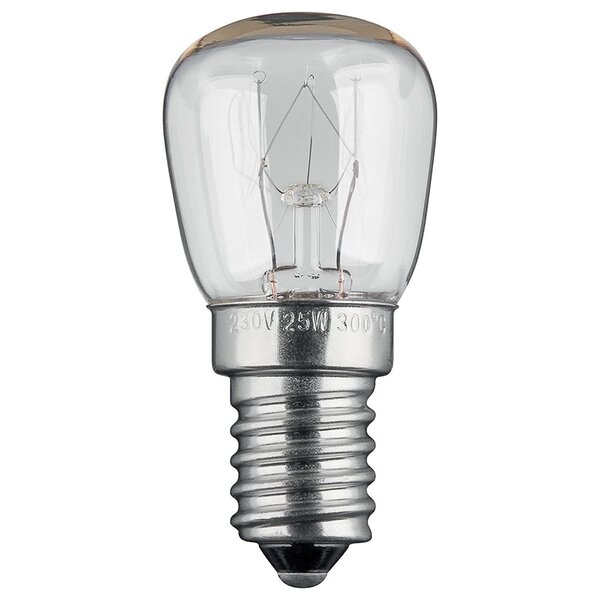 Lampe / Ampoule de four resistante a 300°C - E14 - 25W - 230V AC GOOBAY