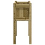 vidaXL Jardinière avec pieds 70x31x70 cm bois de pin imprégné