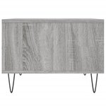 vidaXL Table basse Sonoma gris 60x50x36 5 cm Bois d'ingénierie