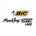 Marqueur Permanent MARKING ONYX 1482 Pointe Ogive Trait 1 5 mm Bleu x 12 BIC