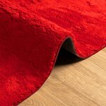 vidaXL Tapis HUARTE à poils courts doux et lavable rouge 240x340 cm