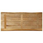 vidaXL Dessus de table bord vivant 90x40x2 5 cm bois de manguier brut