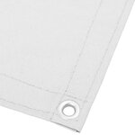 vidaXL Écran de balcon blanc 90x700 cm 100  polyester oxford