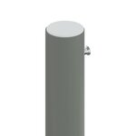 vidaXL Auvent latéral rétractable Rouge 140x1000 cm