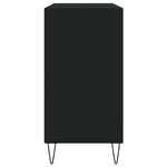 vidaXL Buffet noir 103 5x35x70 cm bois d'ingénierie