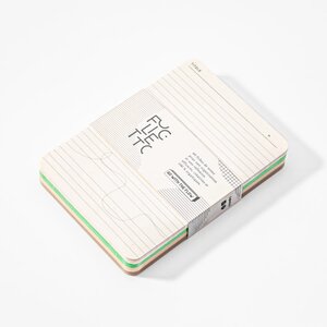 Bloc-notes de 60 fiches a6 lignées "go with the flow"