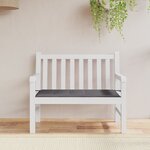 vidaXL Coussin de banc de jardin anthracite 100x50x4 cm tissu oxford