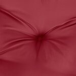 vidaXL Coussins de palette lot de 4 rouge bordeaux 50x50x7 cm