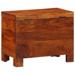 vidaXL Coffre de rangement Marron miel 50x30x40 cm en bois massif d'acacia