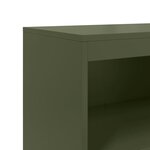 vidaXL Meuble TV anthracite 100 5x39x60 5 cm acier