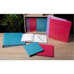 Livre D'or 140 Pages Tranche Or Plum' - Turquoise - Exacompta