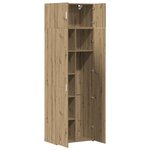Étagère vidaXL Chêne Artisan 70x42.5x225 cm Bois d'ingénierie