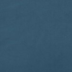 vidaXL Tête de lit avec oreilles Bleu foncé 183x23x78/88 cm Velours