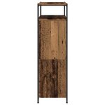 vidaXL Cabinet à chaussures avec 4 tiroirs à rabat en bois ancien 100x34x112 cm