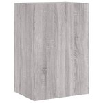 vidaXL Meubles TV muraux 2Pièces sonoma gris 40 5x30x60cm bois ingénierie