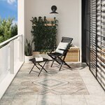 vidaXL Tapis ARBIZU intérieur extérieur design vintage 160x230 cm