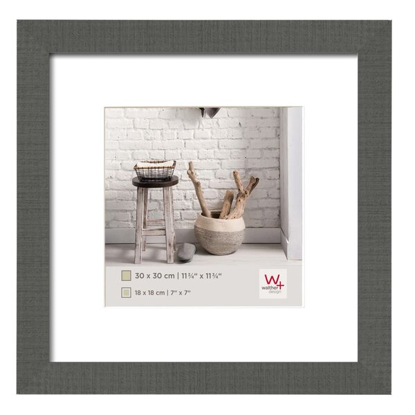 Walther Design Cadre photo Home 30x30 cm Gris