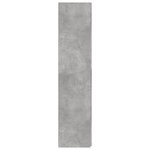vidaXL Buffet haut gris béton 70x42 5x185 cm bois d'ingénierie