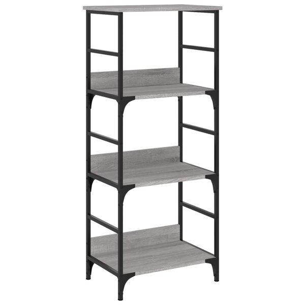 vidaXL Bibliothèque sonoma gris 50x33x117 5 cm bois d'ingénierie