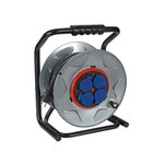 Perel enrouleur de câble néoprène et système anti-torsion 40m 4 prises