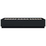 vidaXL Cadre de lit sans matelas noir 100x200 cm