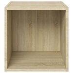 vidaXL Ensemble de meubles TV 8 Pièces Chêne sonoma Bois d'ingénierie