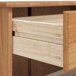 vidaXL Meuble à chaussures "ASKIM" 85x35x108 cm en bois massif de pin