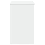 vidaXL Coiffeuse avec miroir blanc 73x46 5x120 cm