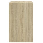 vidaXL Armoire à chaussures chêne sonoma 60x42x69 cm bois d'ingénierie