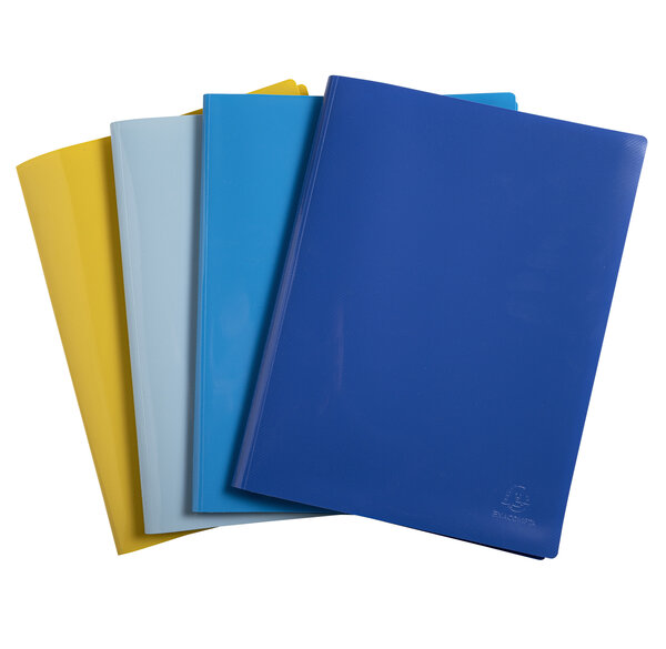 Protège-documents En Pp Recyclé Semi-rigide Beeblue 60 Vues - A4 - Couleurs Assorties - X 12 - Exacompta