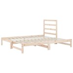 vidaXL Lit coulissant sans matelas 2x(90x190) cm