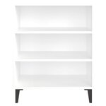vidaXL Buffet blanc 57x35x70 cm bois d’ingénierie