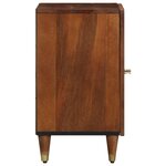 vidaXL Meuble de salle de bain 38x33x58 cm en bois solide de mangue