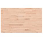 vidaXL Dessus de table 100x60x4 cm rectangulaire bois massif de hêtre