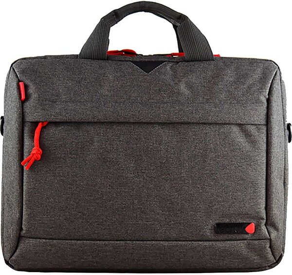Sacoche Ordinateur Portable Techair Moderne Plus 15,6" max (Gris/Rouge)