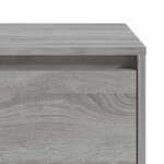 vidaXL Table de chevet Sonoma gris 45x34x44 5 cm bois d'ingénierie