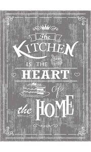Tapis de cuisine KITCHEN 90 x 130 cm - Gris