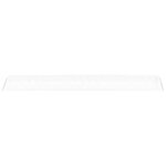 vidaXL Serre avec cadre en acier blanc 60 m² 20x3x2 m
