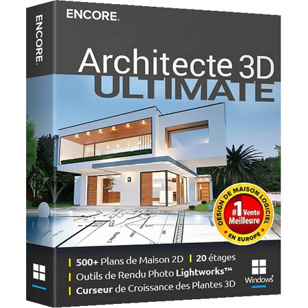 Architecte 3d ultimate 22 - licence perpétuelle - 1 pc - a télécharger