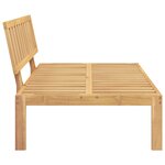 vidaXL Canapé central palette de jardin bois massif d'acacia