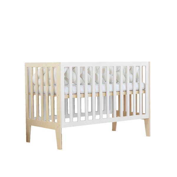 Lit bébé KIPPY 60 x 120 naturel et blanc