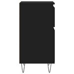 vidaXL Buffets 2 Pièces noir 40x35x70 cm bois d’ingénierie