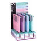 Un stylo multi bille couleur pastel aléatoire decadry by apli