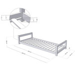 Lit enfant KIDDY 90 x 200 blanc