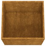 vidaXL Jardinière 49x47x46 cm acier corten